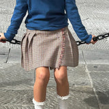 Gonna kilt pied de poule Mariella Ferrari GNE5