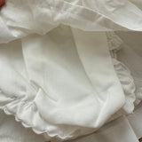 Abito battesimale in twill ricamato a mano Malvi F26I122VEZL