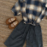Camicetta tartan BK5049 Petit Indi