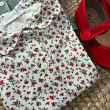 Camicetta bacche rosse collo cappe 7323 70 Pepecè