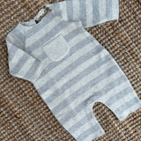 Tutina newborn righe Tiny Soul TS708