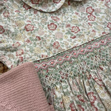 Abito fiorellini ricamo smock Malvi F26M013VEPA