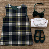 Abito tartan scamiciato Malvi FCCM040VERR