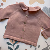 Maglioncino colletto frill rosa Mi Lucero x LA NUVOLA LAB I25271