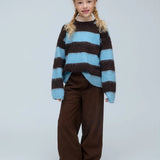 Pantalone palazzo velluto a coste marrone 11463 Compania Fantastica
