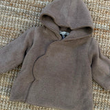 Cappottino in micro pile tortora 564102312 La Mascot