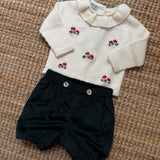 Bloomers velluto liscio verde Malvi FCCI123CUVV