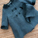 Cappottino cappe petrolio e blu Mariella Ferrari GBE5