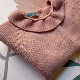 Maglioncino colletto frill rosa Mi Lucero x LA NUVOLA LAB I25271