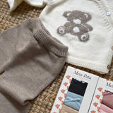 Completo spezzato newborn orsetto Mi Lucero x LA NUVOLA LAB 26276