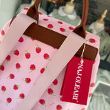 Zaino rosa con lamponi Naj-Oleari