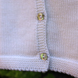 Cardigan girocollo panna Mi Lucero x LA NUVOLA LAB I25293