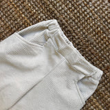 Pantalone LAB wide leg in velluto a costine burro