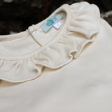 Polo LAB burro con colletto frill