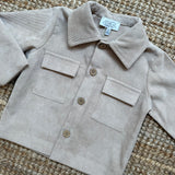 Giacca camicia Magil velluto millerighe color sabbia IN13020