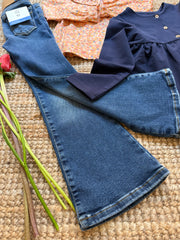Jeans stretch mid rise skinny flaire lavaggio blu Noelia LTB