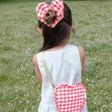 Borsa tracolla cuore vichy G2589R