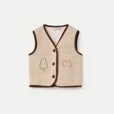 Gilet velluto ricamato 11422 Compania Fantastica