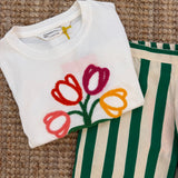 T-shirt cropped tulipani fluffy Compania Fantastica 42433