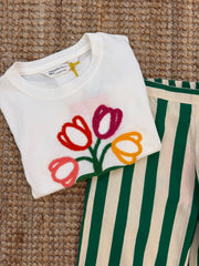 T-shirt cropped tulipani fluffy Compania Fantastica 42433