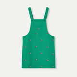 Abito salopette con ciliegie ricamate Compania Fantastica 43418