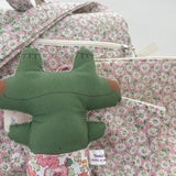 Beauty pochette bustina piatta LAB margherite rosa