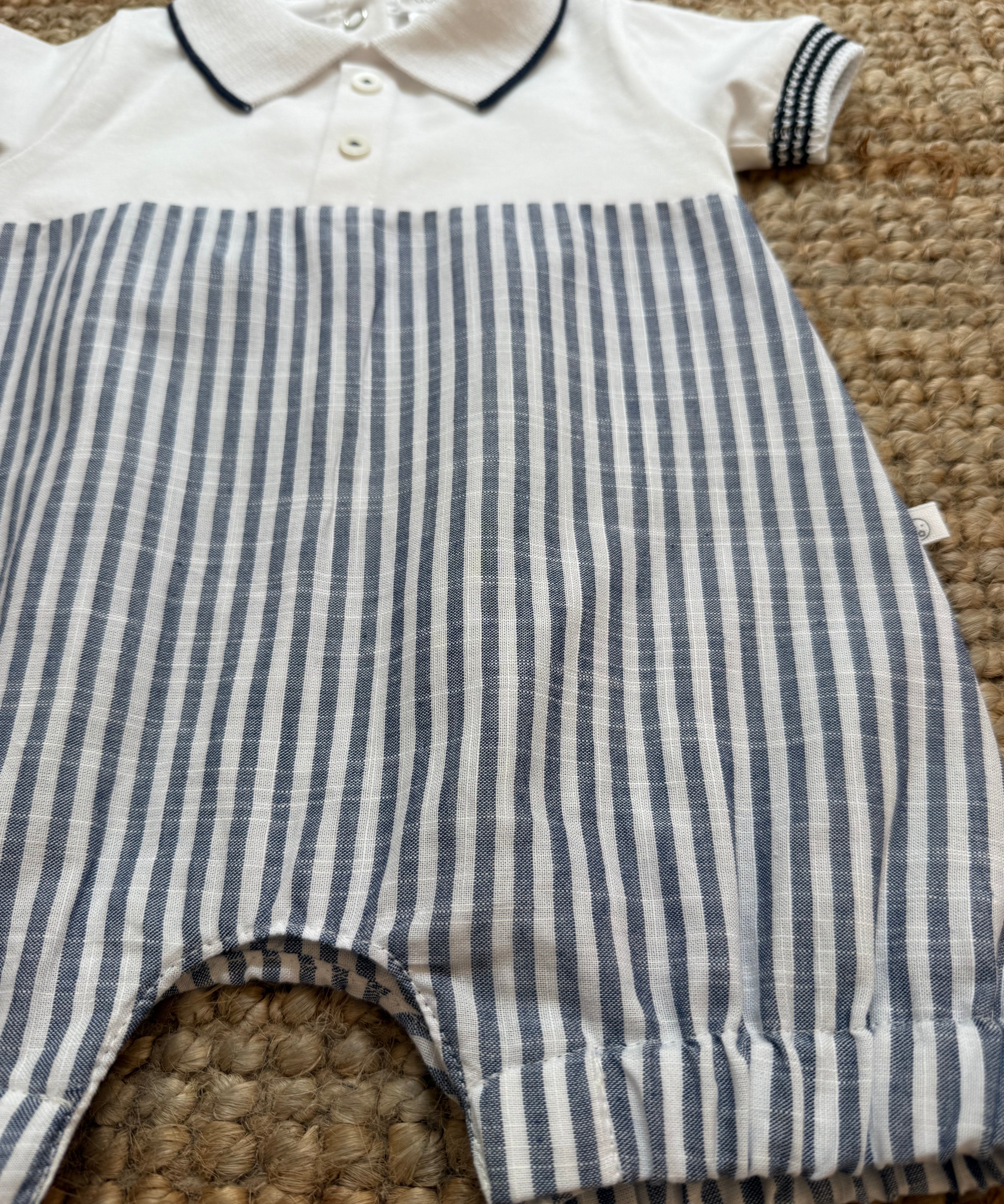 Pagliaccetto righe blu e bianco Deolinda DBV26512