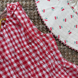 Abito vichy rosso e bianco Compania Fantastica 11463