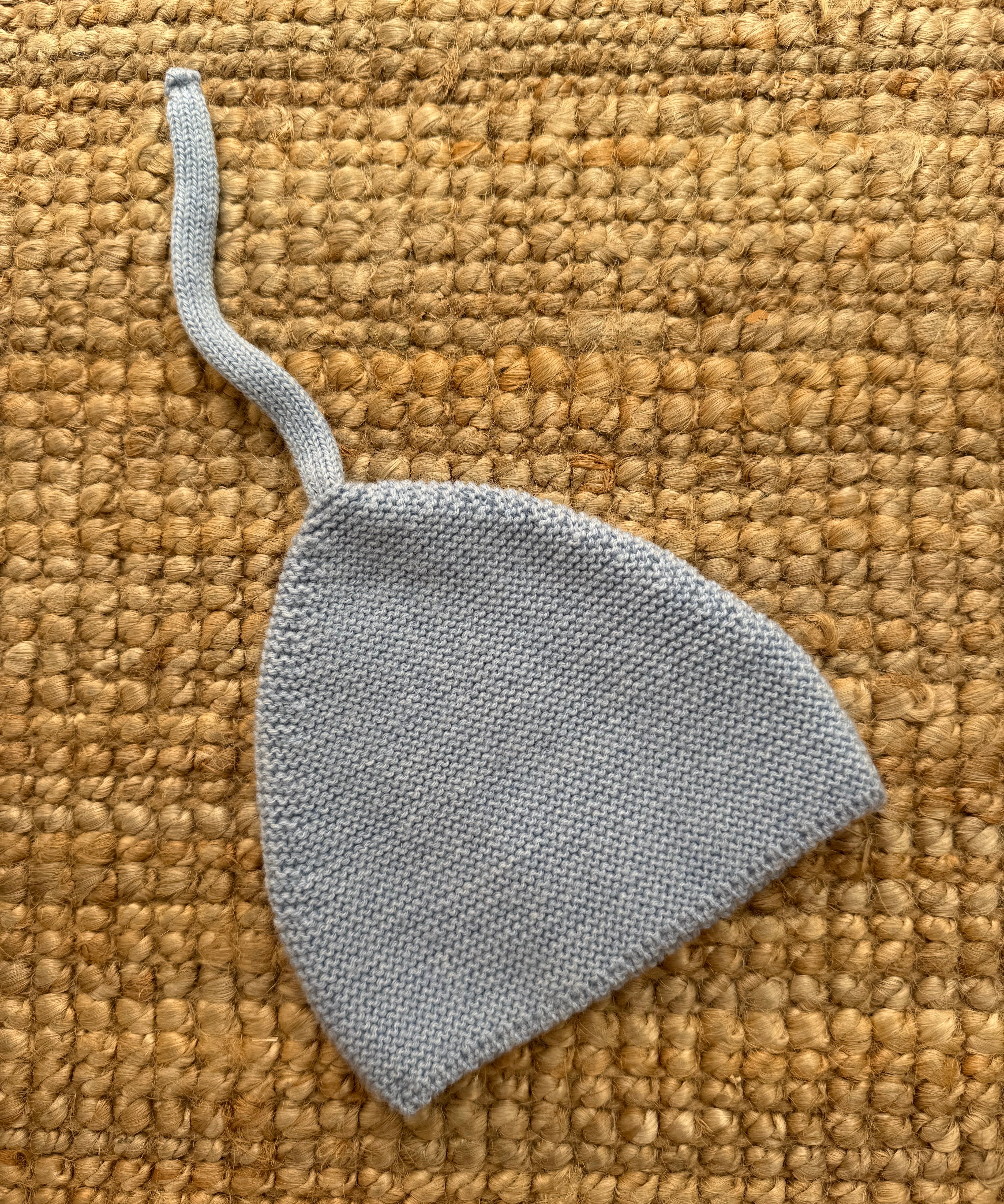 Cappello newborn azzurro Mi Lucero x LA NUVOLA LAB 25278