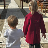 Cappottino rosso granata 3117 Marae