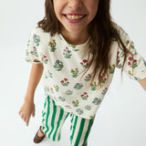 T-shirt cropped fiorellini Compania Fantastica 42415