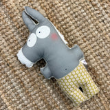 Pupazzo ASINO mis. grande - Tessuti e Vissuti capsule x LANUVOLALAB