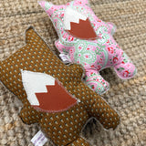 Pupazzo VOLPE mis. grande - Tessuti e Vissuti capsule x LANUVOLALAB