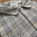 Camicia quadro toni blu grigio marrone Mariella Ferrari CM936ML