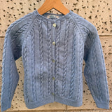 Cardigan trecce azzurro Mi Lucero x LA NUVOLA LAB 26295