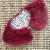 Colletto ecopelliccia ciliegia A11355 Petit Indi