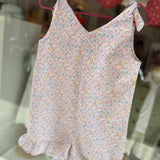 Tutina LAB fiorellini pastello con frill