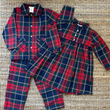 Abito camicia da notte tartan DBI25P04