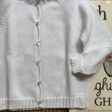 Cardigan bianco Mi Lucero x LA NUVOLA LAB I26108