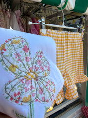 T-shirt LAB patch fiore