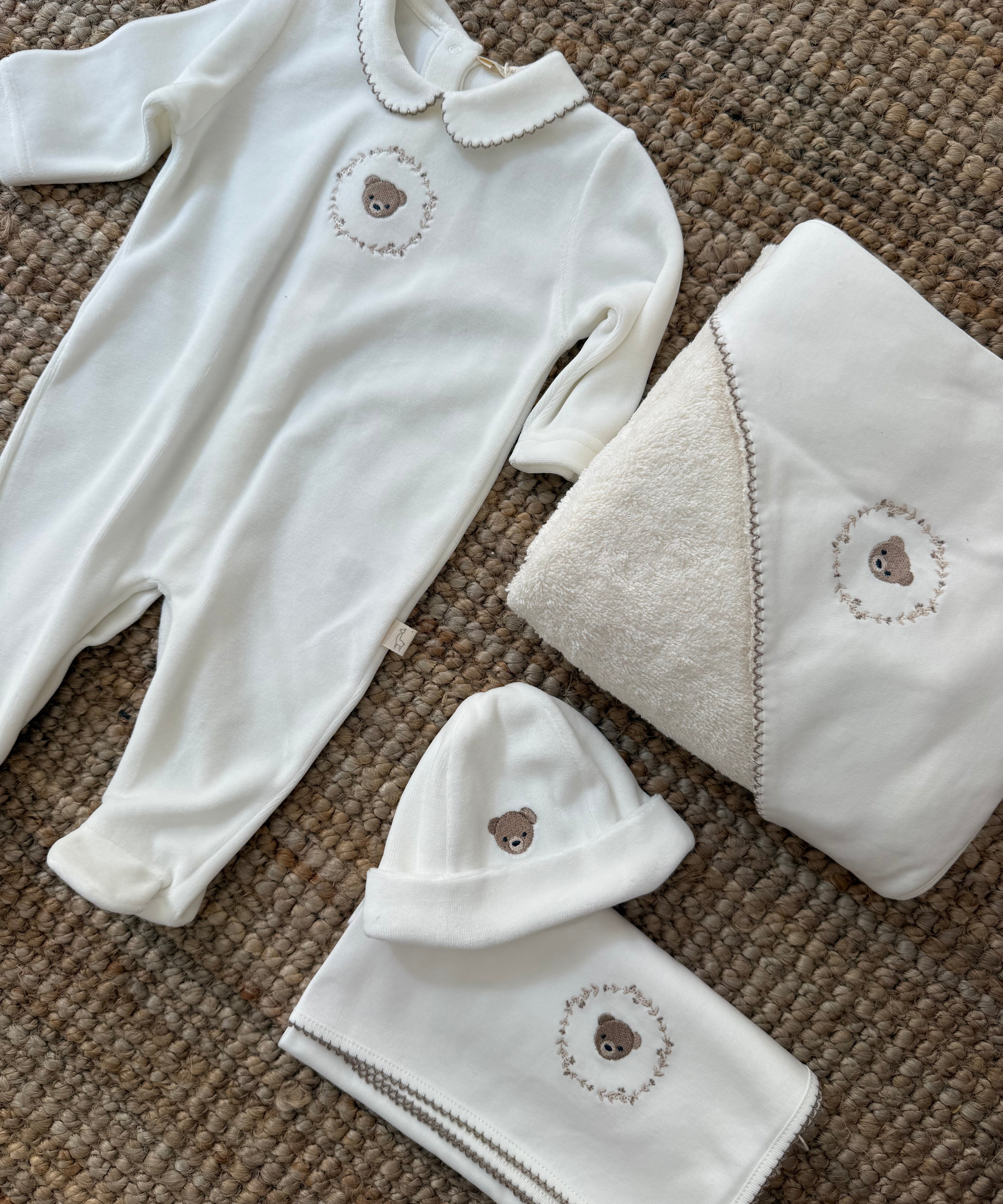Copertina quadrata orsetto avorio BEAR101 BabyGi