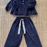 Completo LAB Susanna ciniglia blu