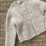 Cardigan mélange base sabbia DK314 DrKid