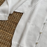 Cardigan bianco Mi Lucero x LA NUVOLA LAB I26108