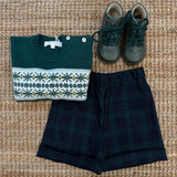 Pantalone bermuda LAB tartan blackwatch