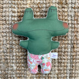 Pupazzo RANA mis. grande - Tessuti e Vissuti capsule x LANUVOLALAB