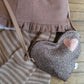 Completo in caldo cotone maglia frill cameo e pantalone cropped righe cameo betulla