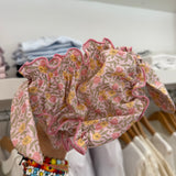 Costume S10 LAB slip in cotone fiorellini rosa