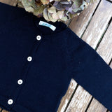 Cardigan girocollo blu Mi Lucero x LA NUVOLA LAB I24064