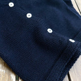 Cardigan girocollo blu Mi Lucero x LA NUVOLA LAB I24064